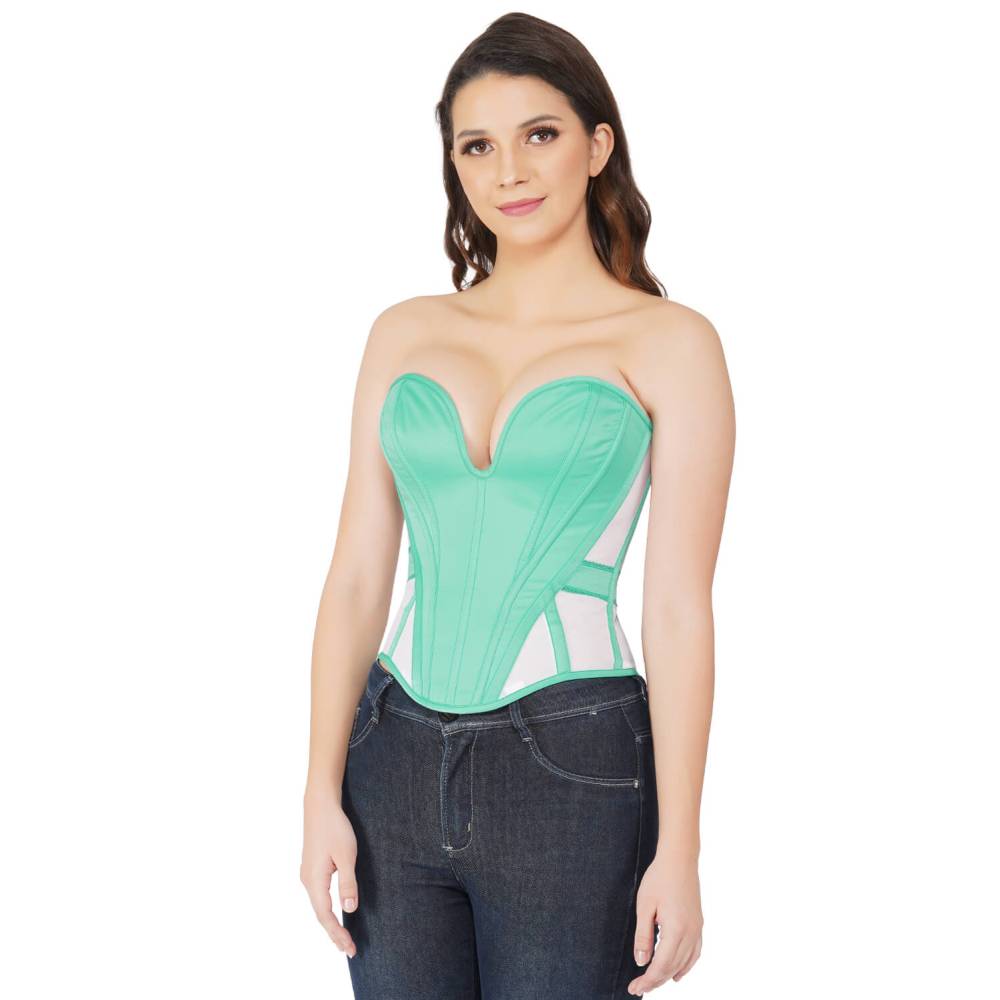 Attitude Corsets - Galilea Haut corset - Vert
